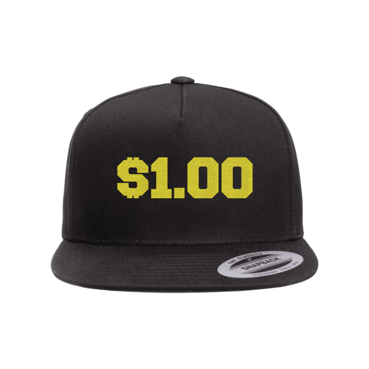 Custom $1.00 Snapback Hat