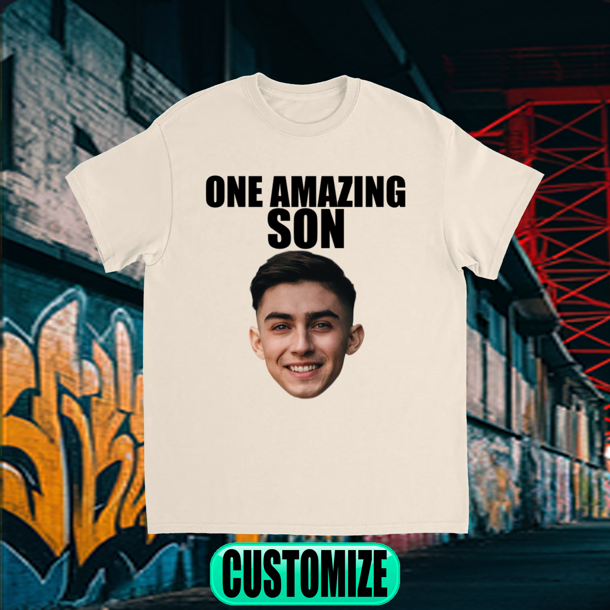 CUSTOM ONE AMAZING SON T-SHIRT