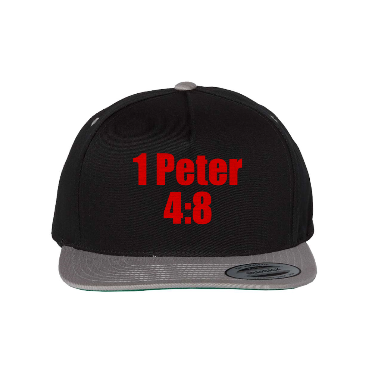 Custom 1 Peter 4:8 Snapback Hat