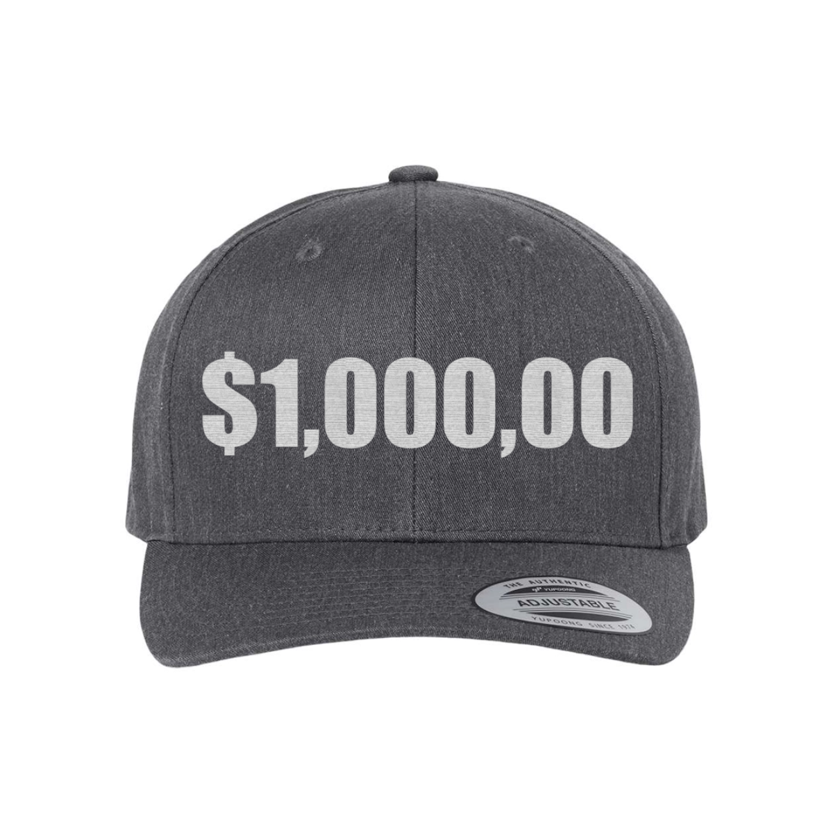 Custom $1,000,000 Snapback Hat