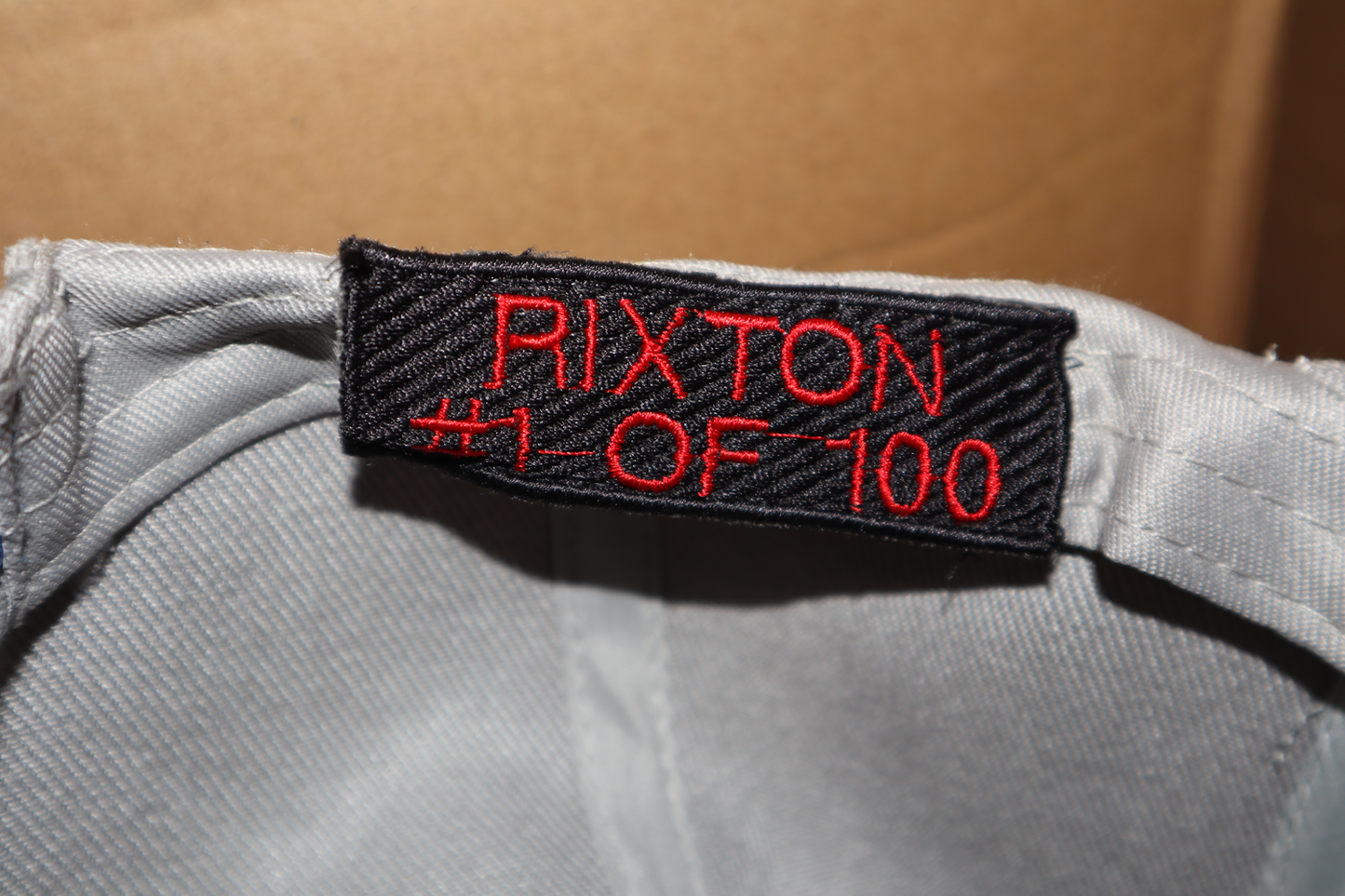 RIXTON Snapback Collectors Edition (First 1 - 100) W/ Serial Number Patch