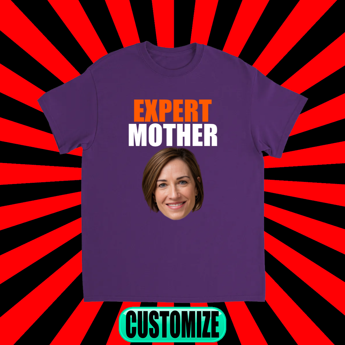 CUSTOM EXPERT MOTHER T-SHIRT
