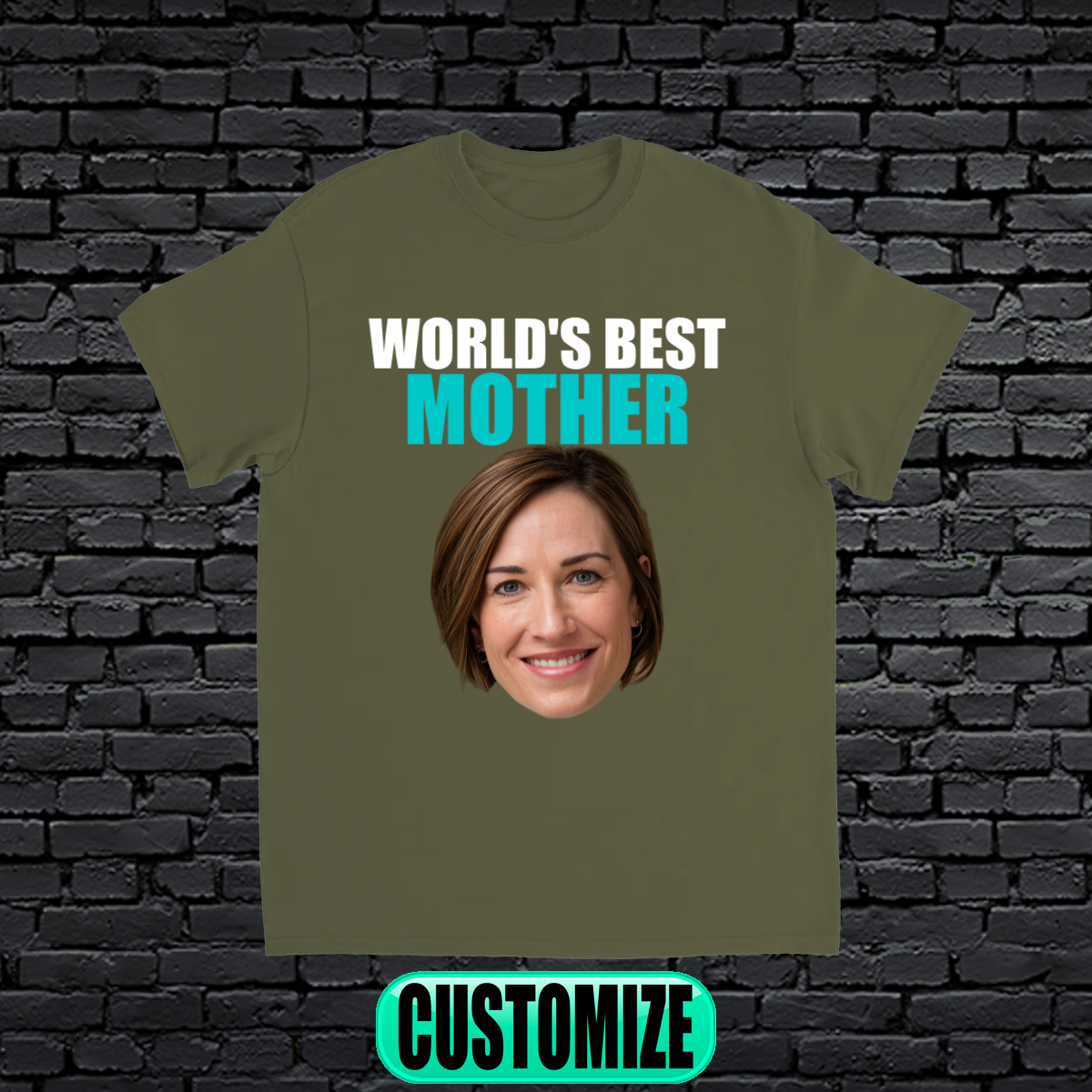 CUSTOM WORLD'S BEST MOTHER T-SHIRT