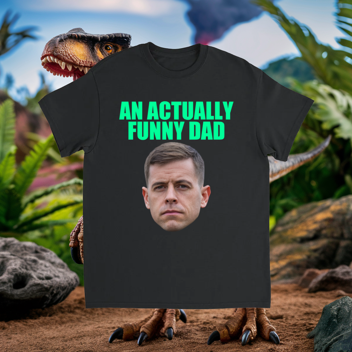 CUSTOM ACTUALLY FUNNY DAD T-SHIRT