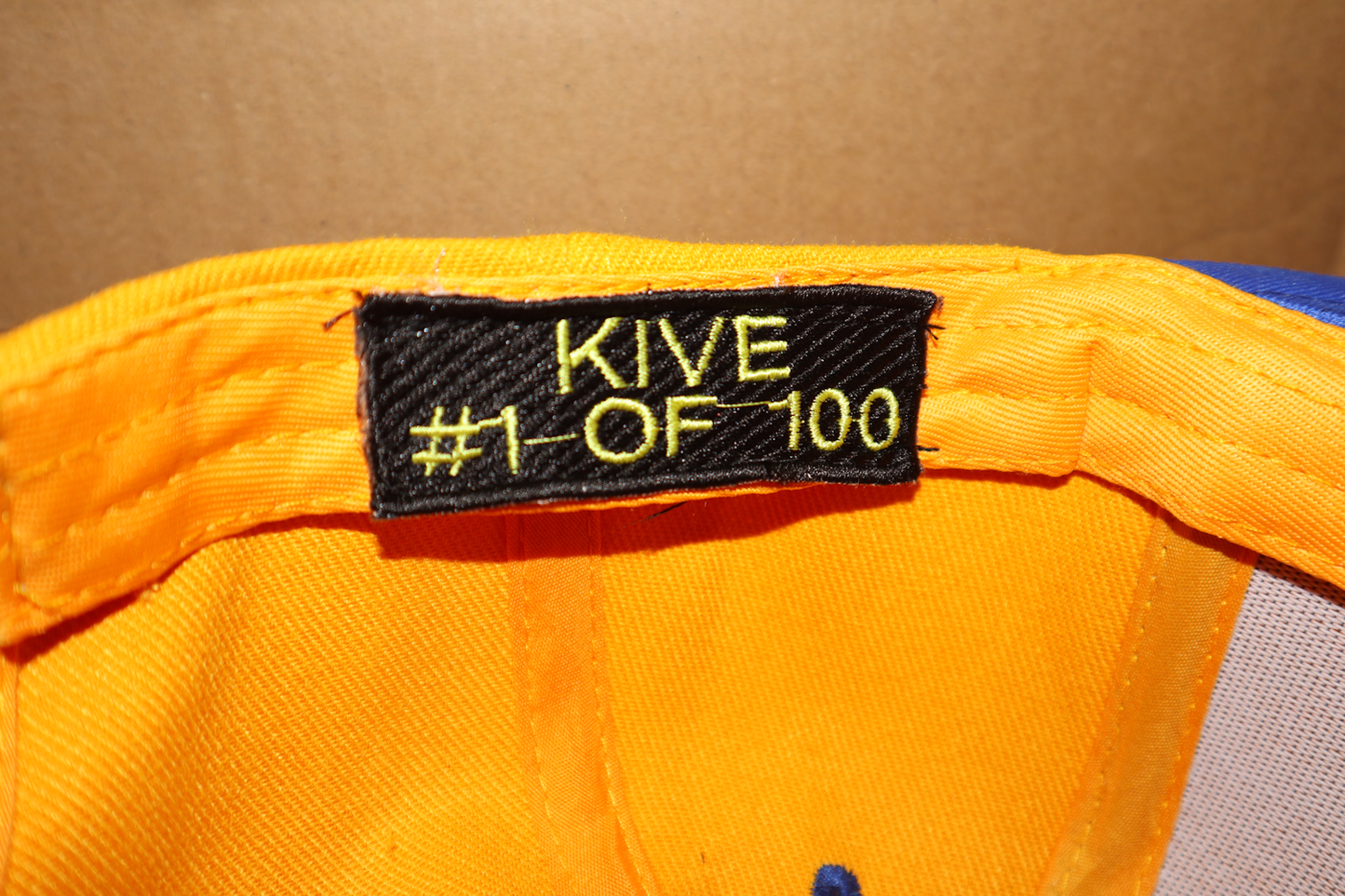 Kive Snapback Collectors Edition (First 1 - 100) W/ Serial Number Patch