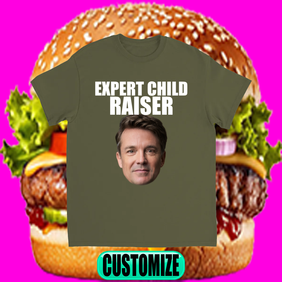 CUSTOM EXPERT CHILD RAISER T-SHIRT