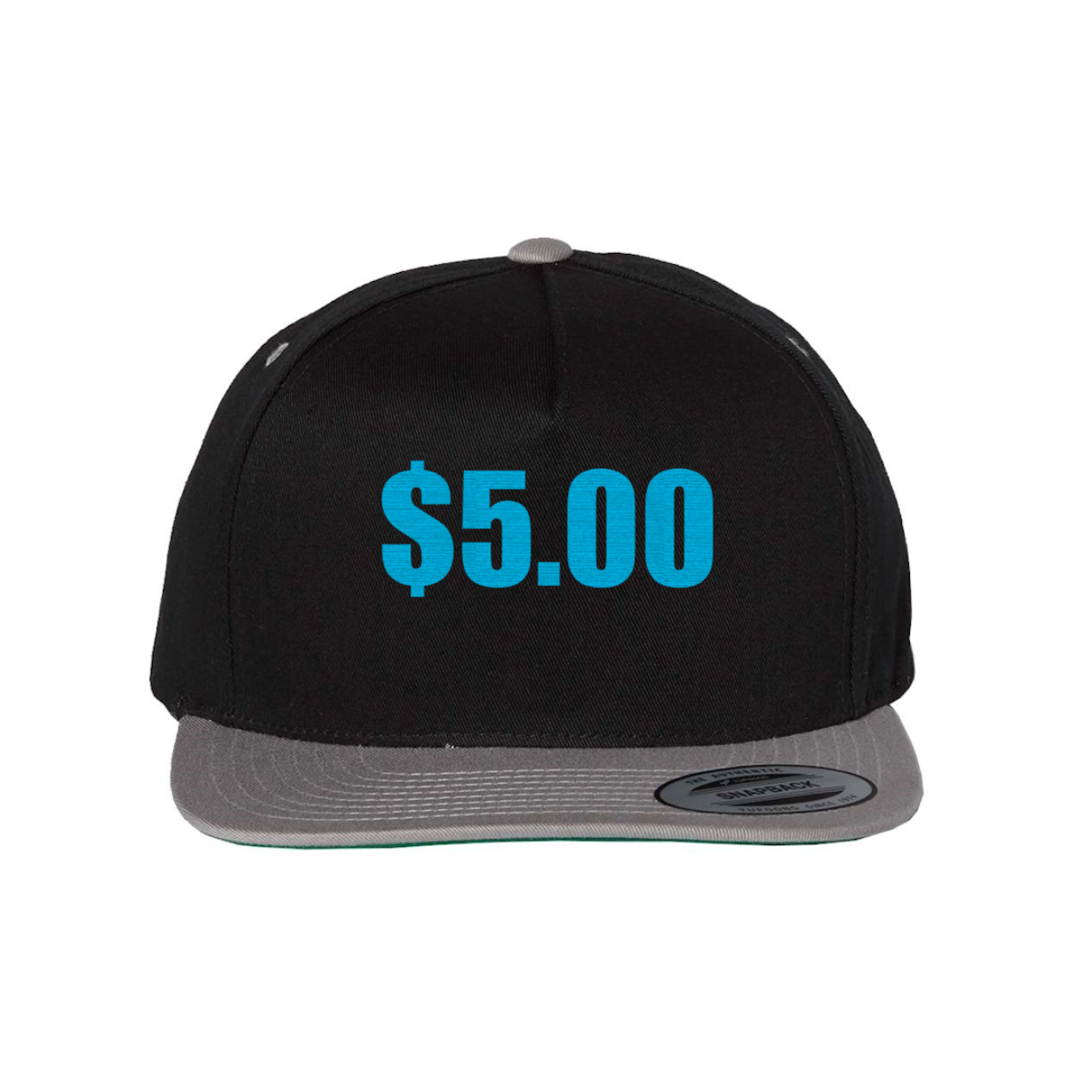 Custom $5.00 Snapback Hat