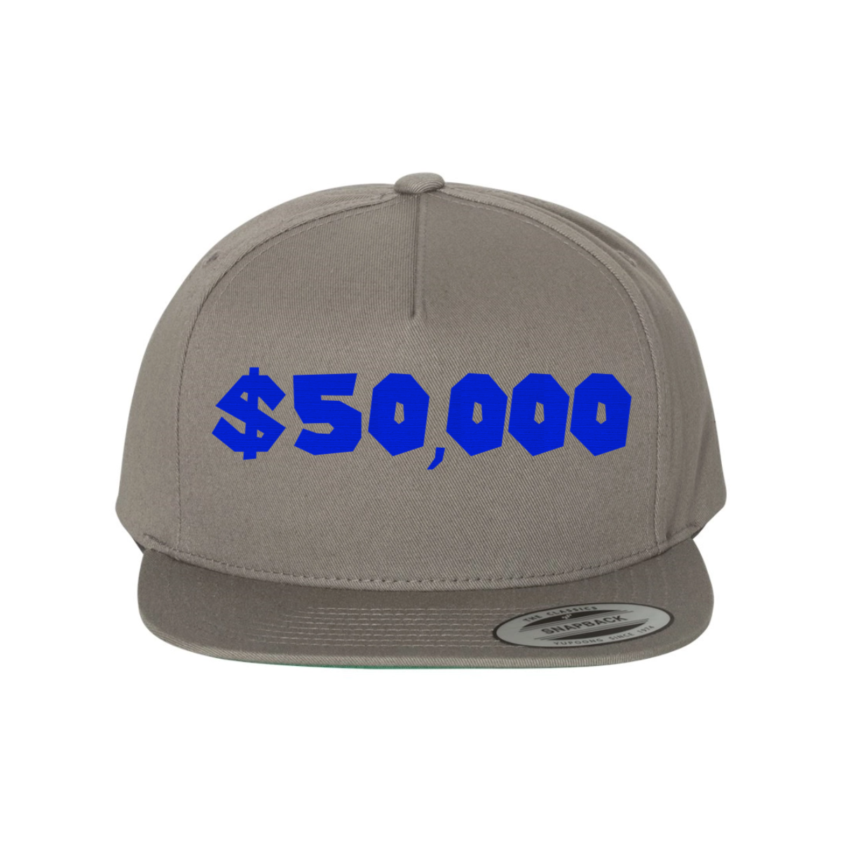 Custom $50,000 Snapback Hat