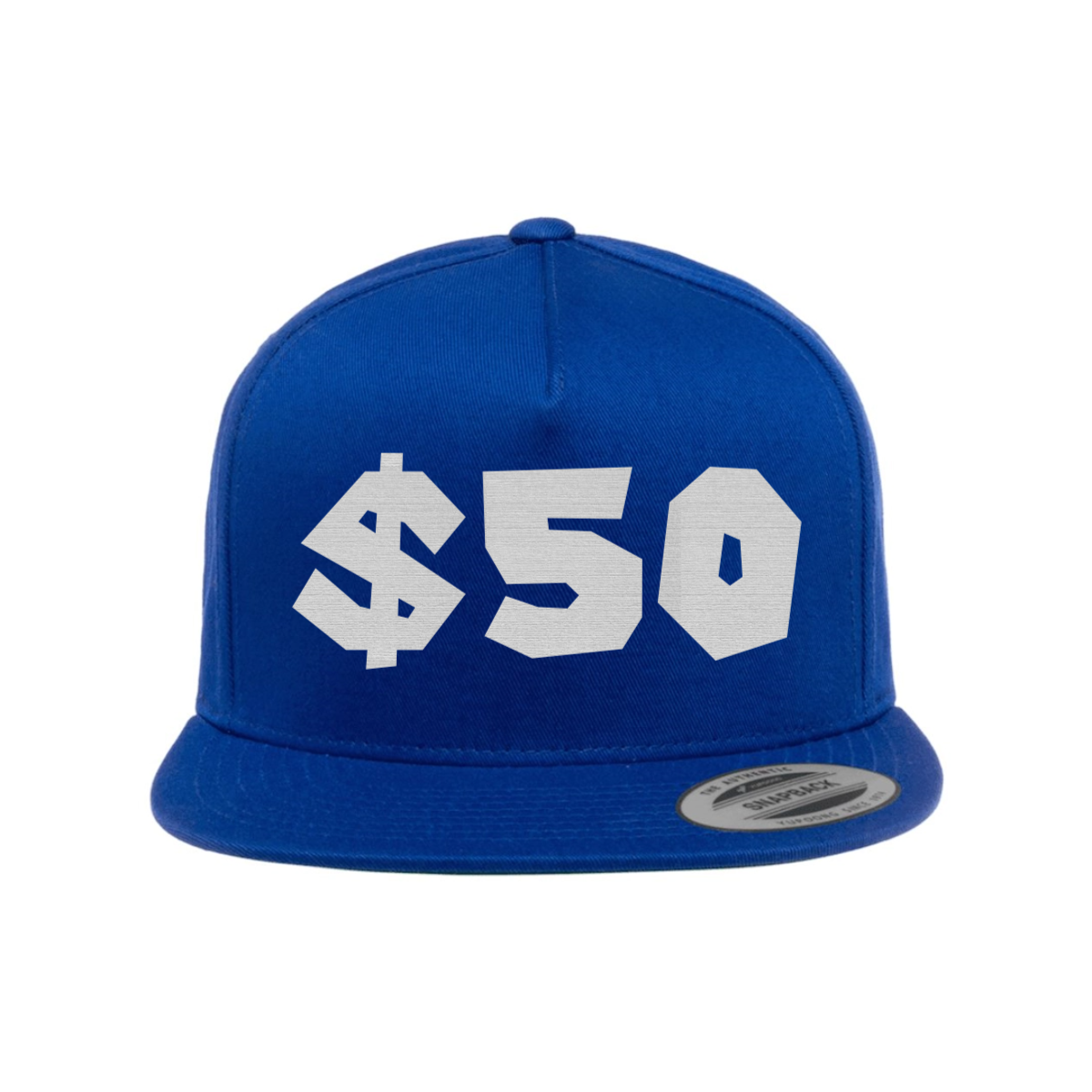 Custom $50 Snapback Hat
