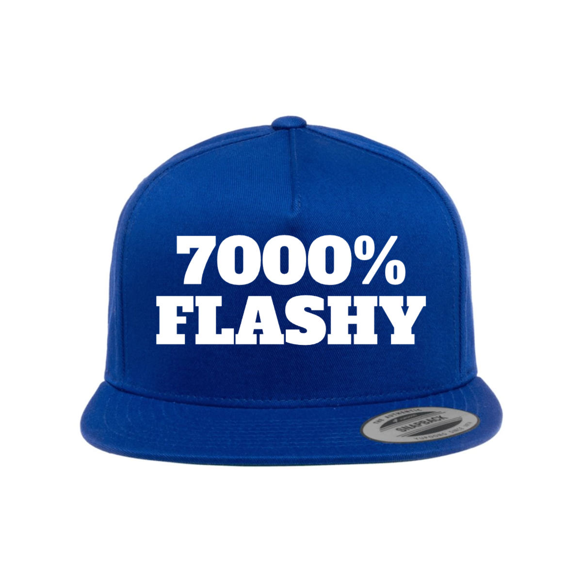 Custom 7000% FLASHY Snapback Hat