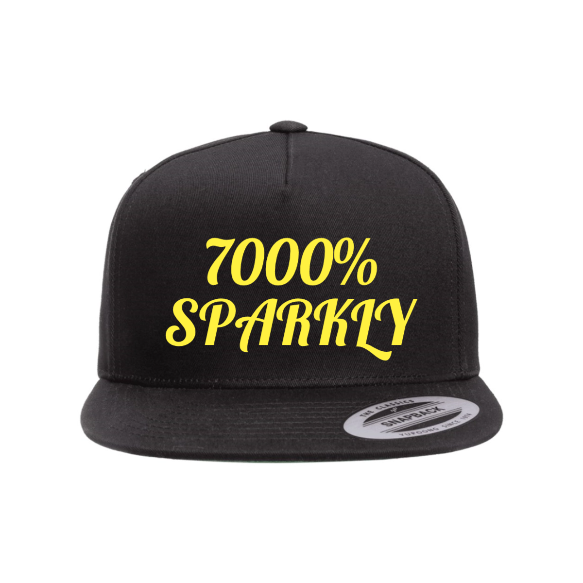 Custom 7000% SPARKLY Snapback Hat