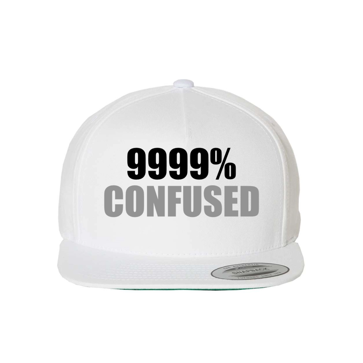 Custom 9999% CONFUSED Snapback Hat