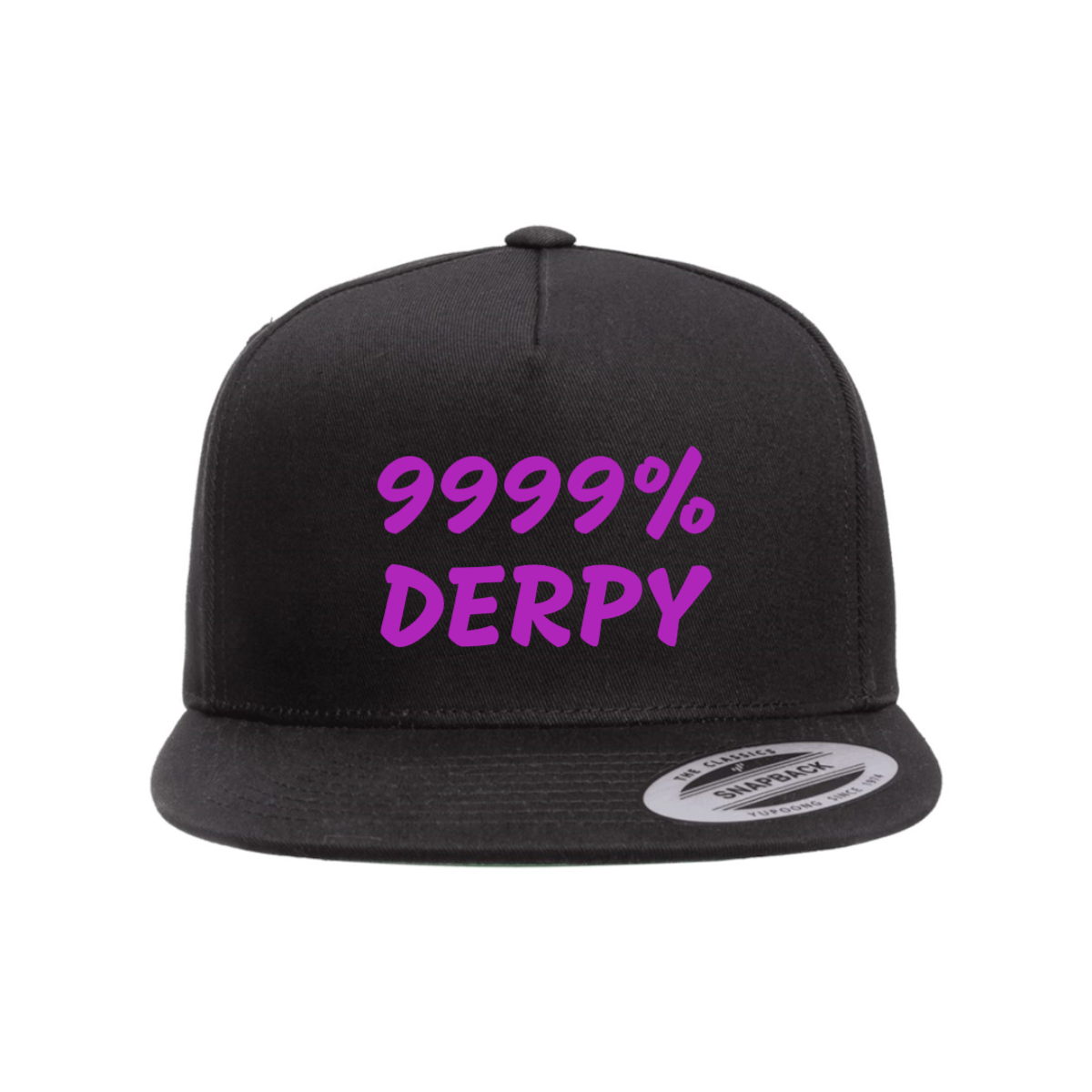Custom 9999% DERPY Snapback Hat