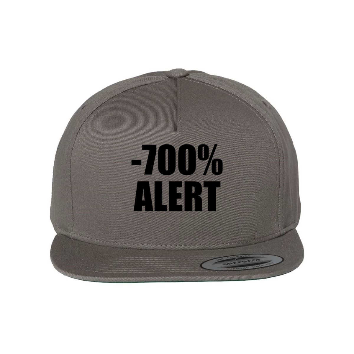 Custom -700% Alert Snapback Hat
