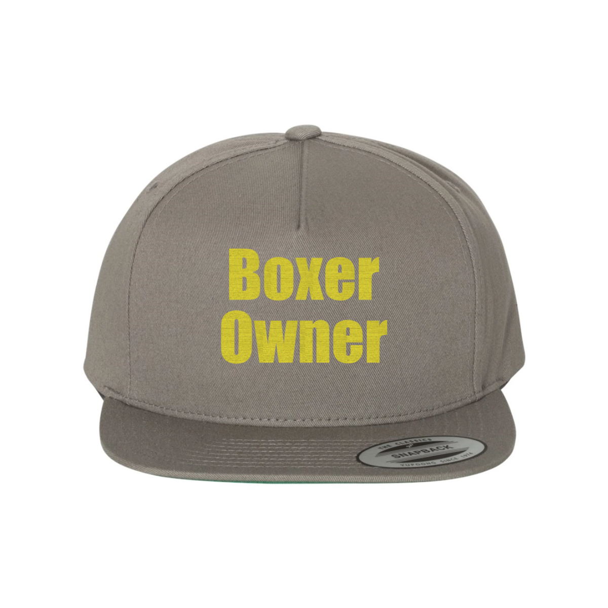 Custom Boxer Owner Snapback Hat