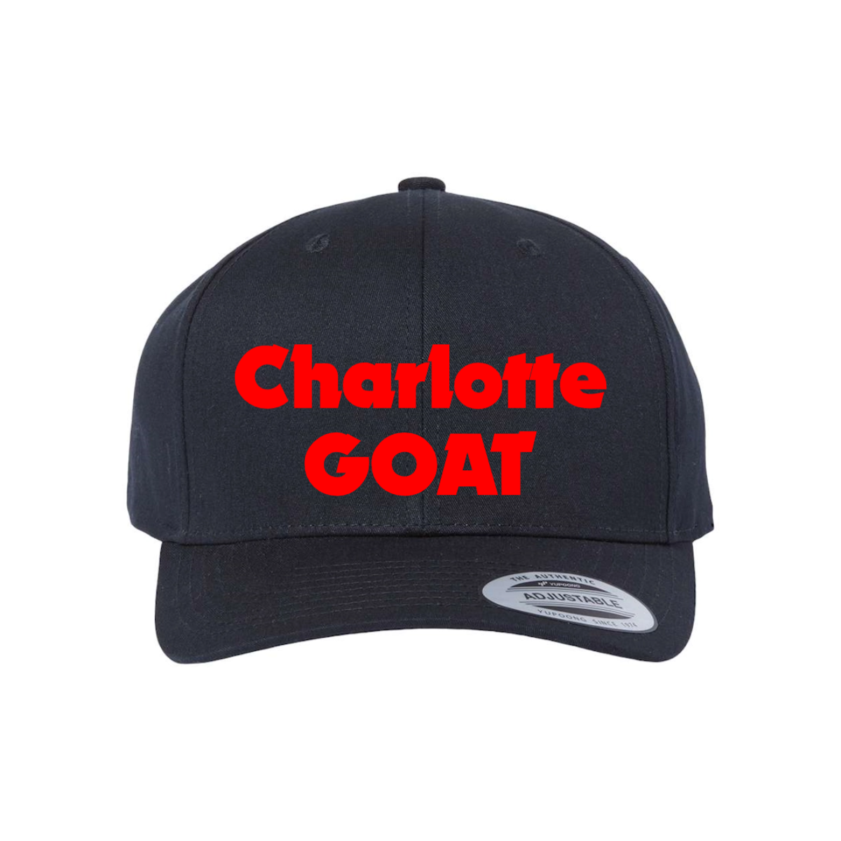 Custom Charlotte GOAT snapback hat