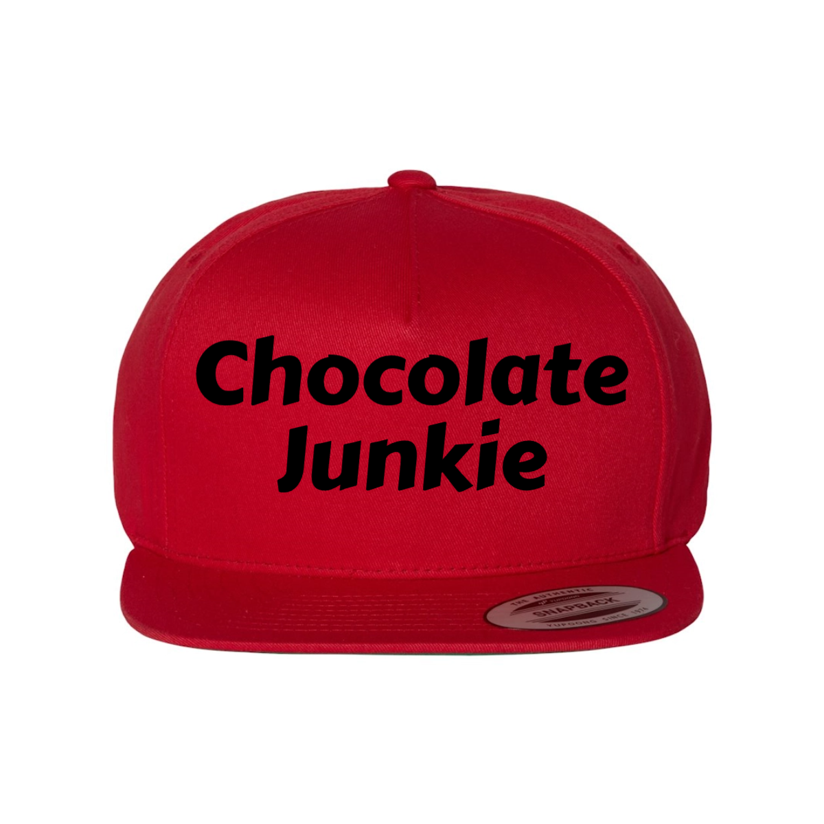 Custom Chocolate Junkie Snapback Hat