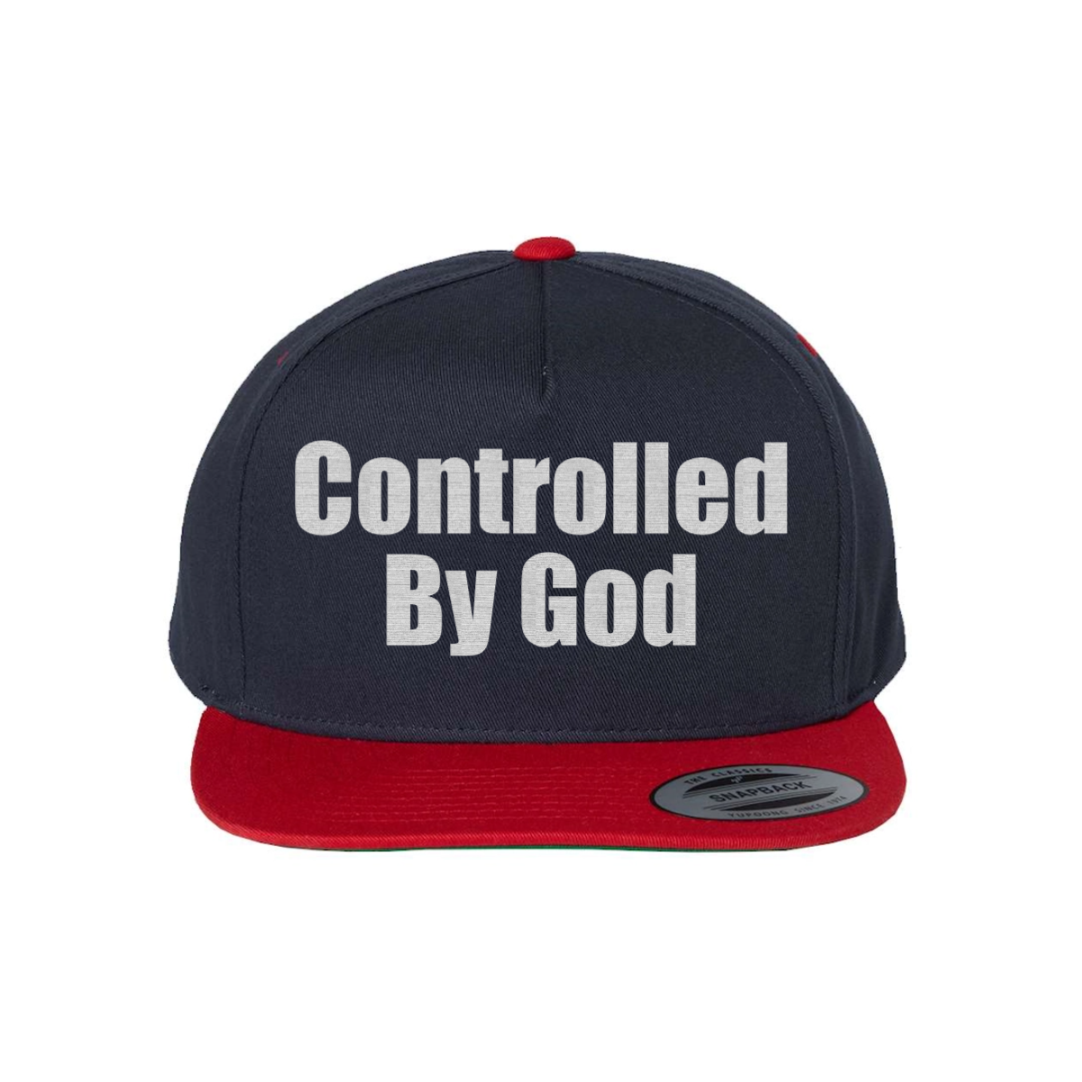Custom Controlled By God Snapback Hat