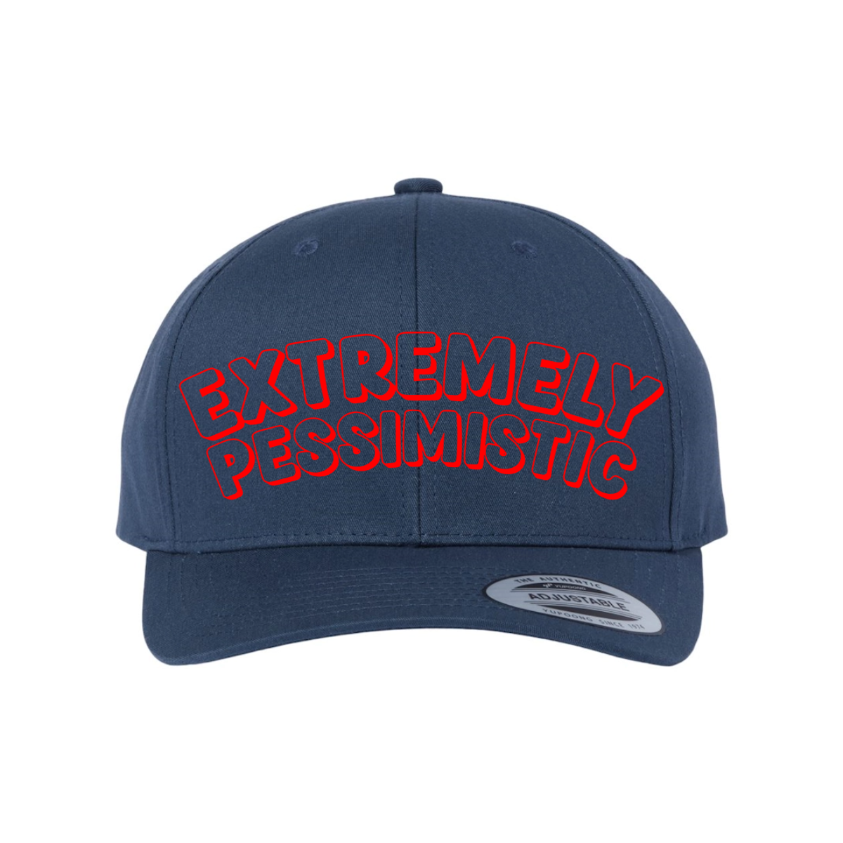 Custom Extremely Pessimistic Snapback Hat