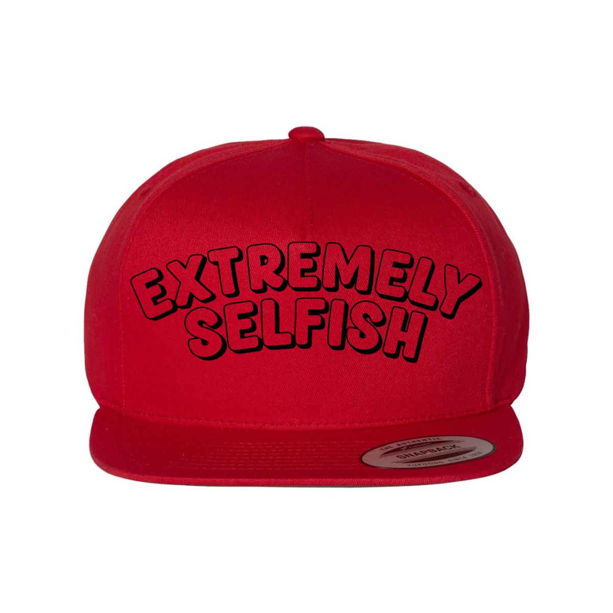Custom Extremely Selfish Snapback Hat
