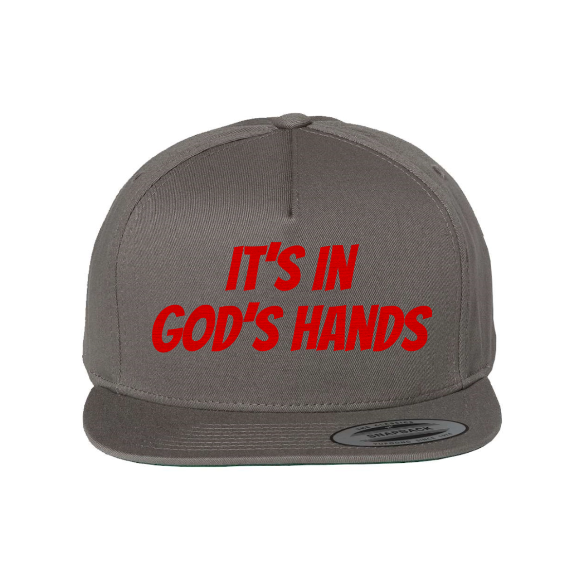Custom It’s In God’s Hands Snapback Hat