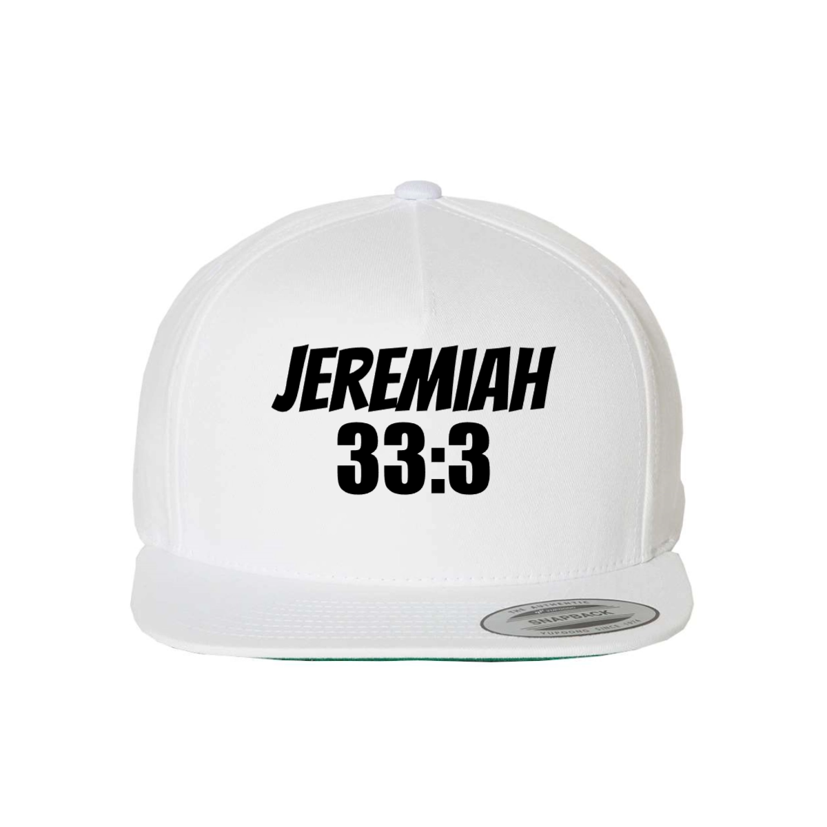 Custom Jeremiah 33:3 Snapback Hat