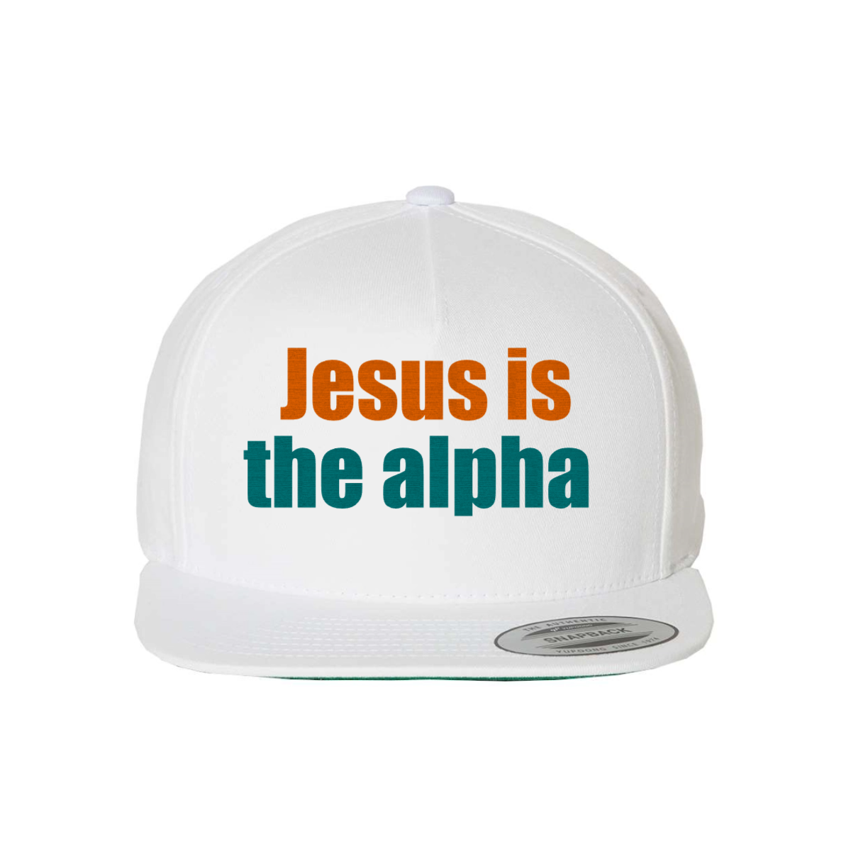 Custom Jesus Is The Alpha Snapback Hat