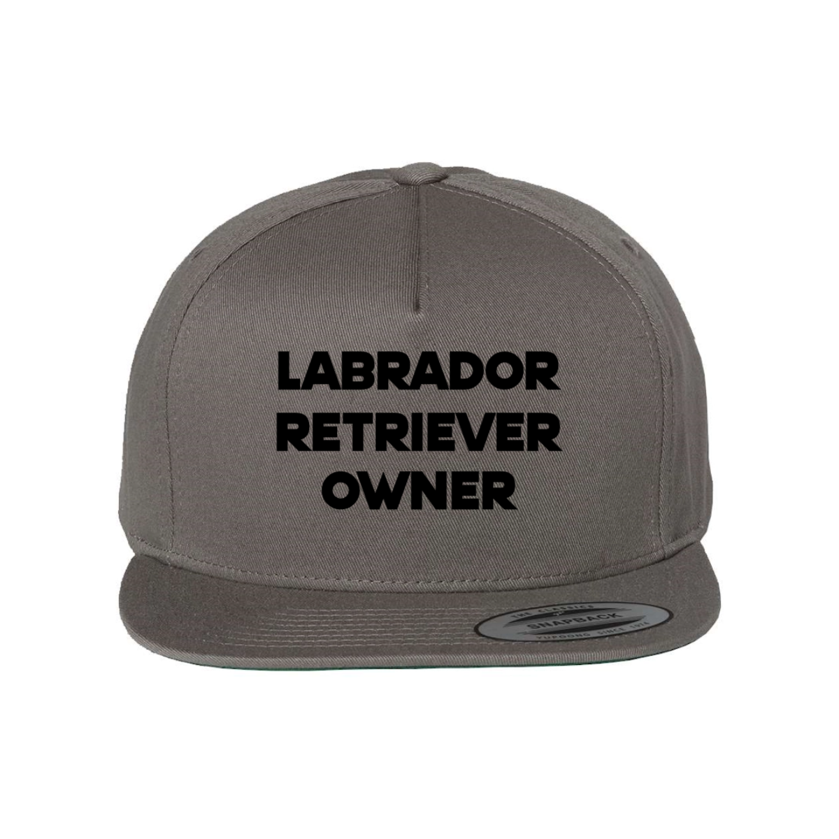 Custom Labrador Retriever Owner Snapback Hat