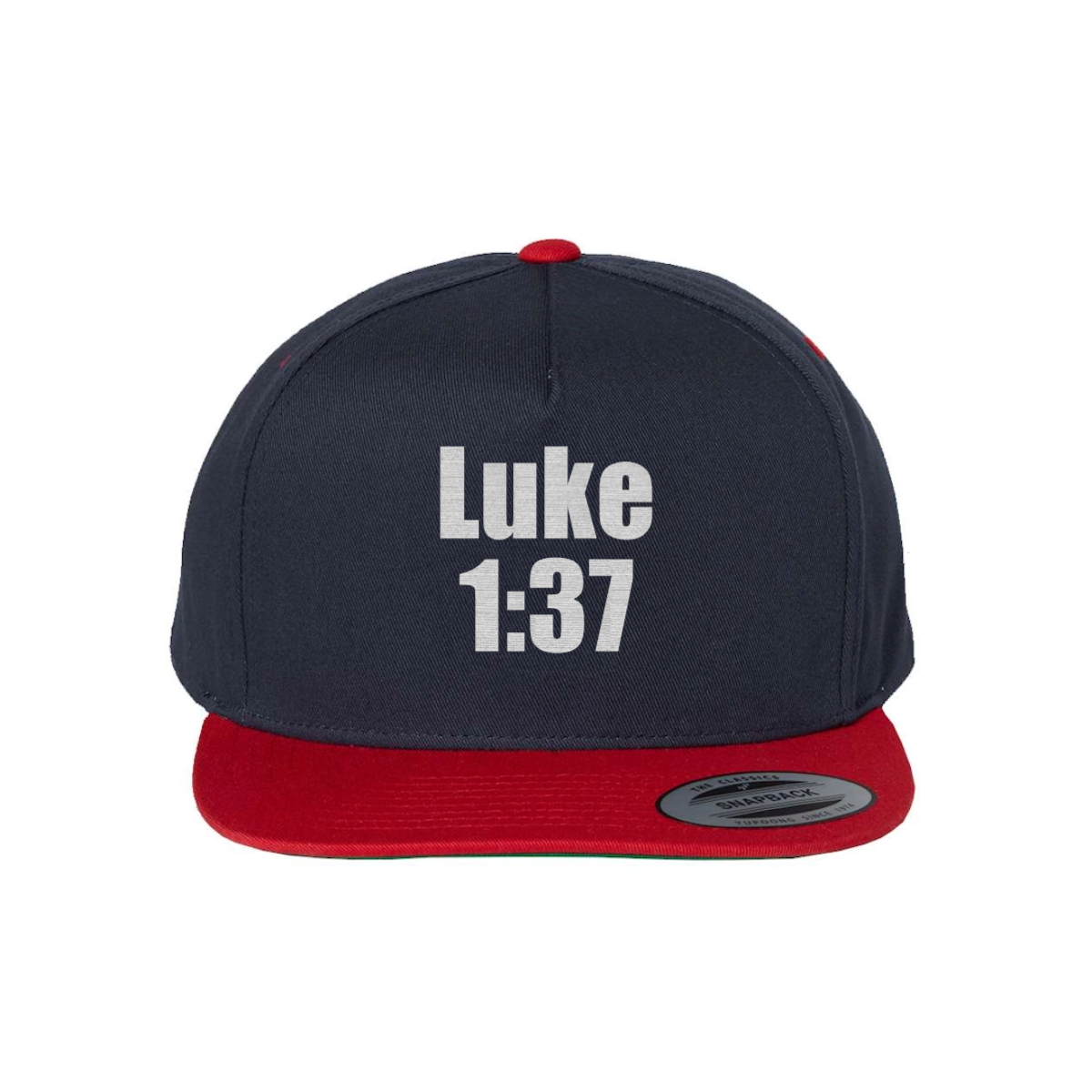Custom Luke 1:37 Snapback Hat