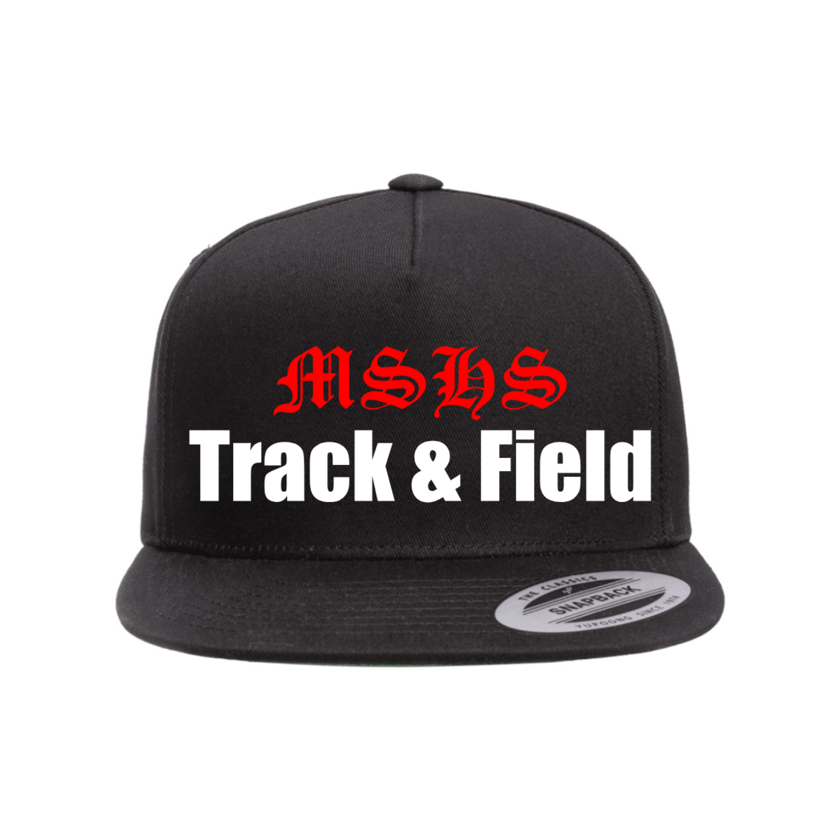 Custom MSHS Track & Field Snapback Hat