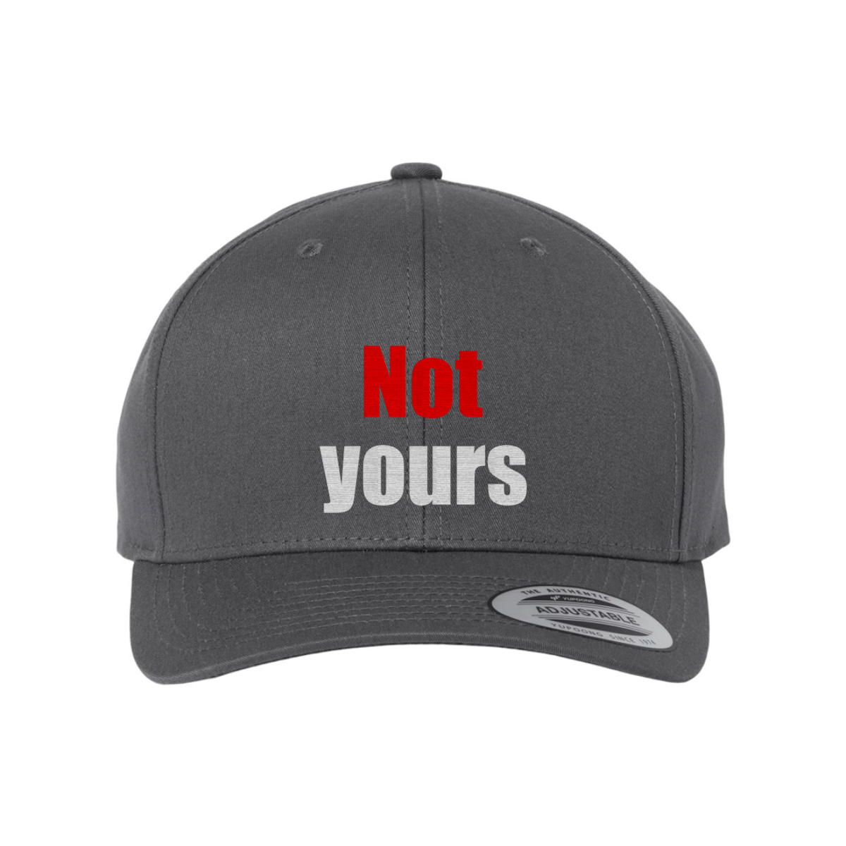 Custom Not Yours Snapback Hat