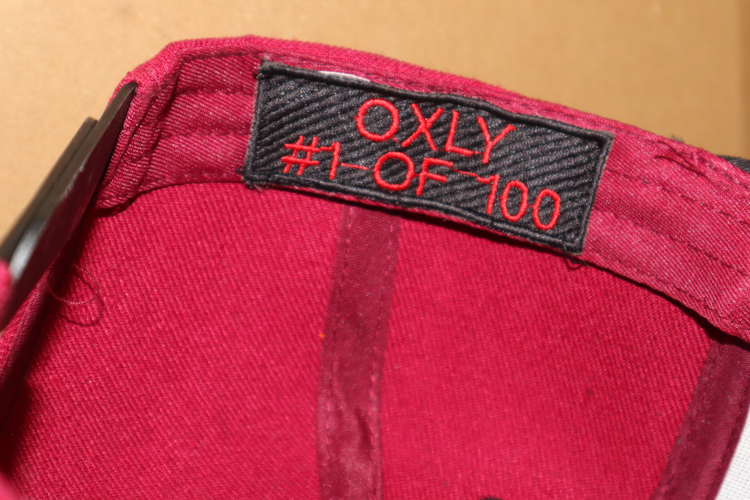Oxly Snapback Collectors Edition (First 1 - 100) W/ Serial Number Patch