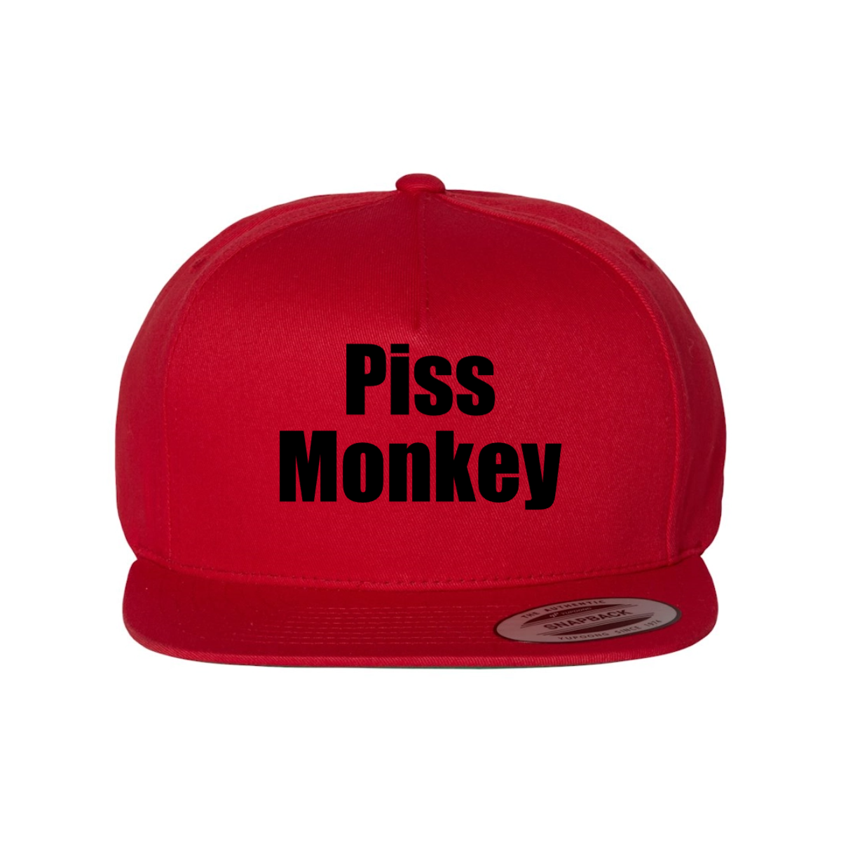 Custom Piss Monkey Snapback Hat
