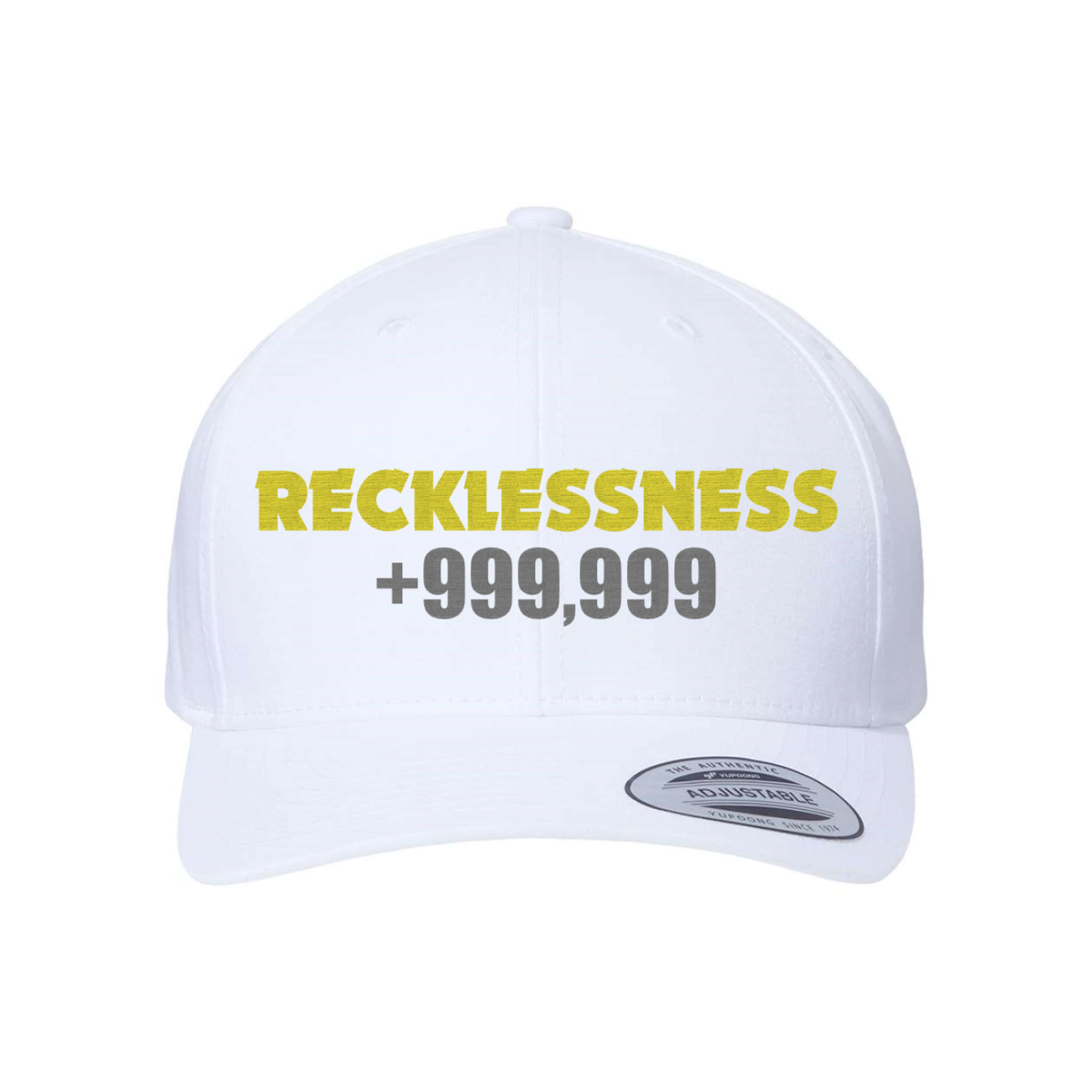 Custom RECKLESSNESS +999,999 Snapback Hat