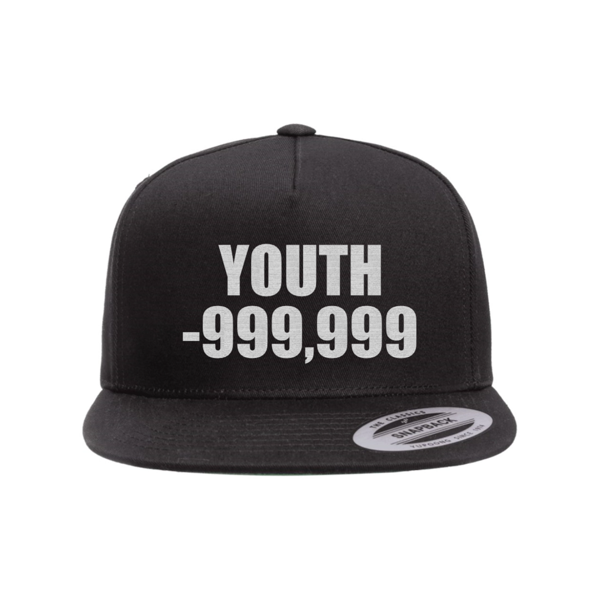 Custom YOUTH -999,999 Snapback Hat
