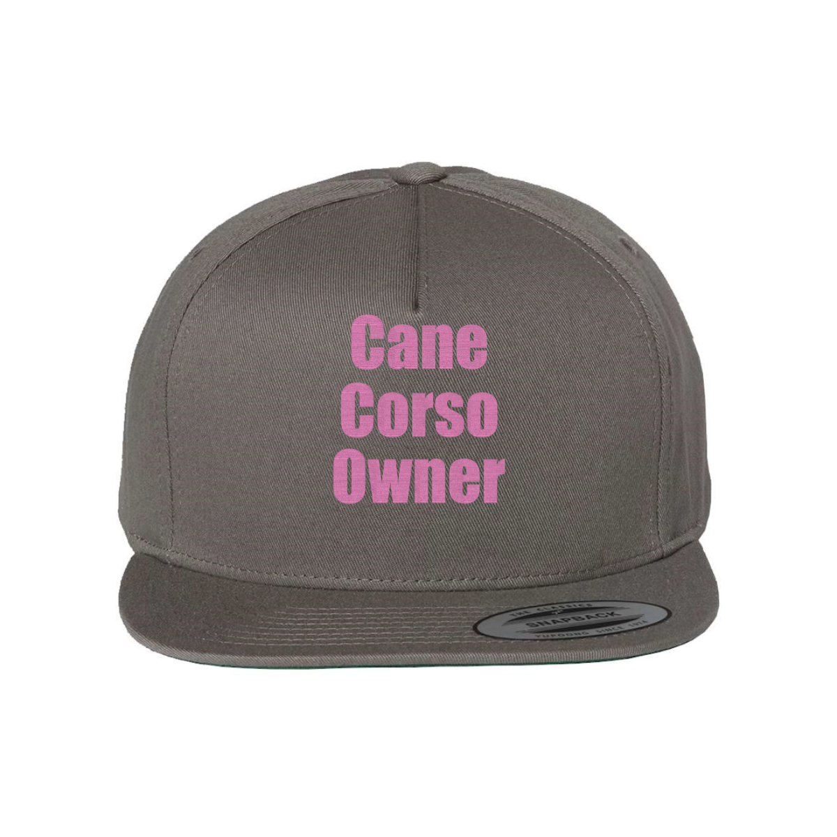 Custom Cane Corso Owner Snapback Hat