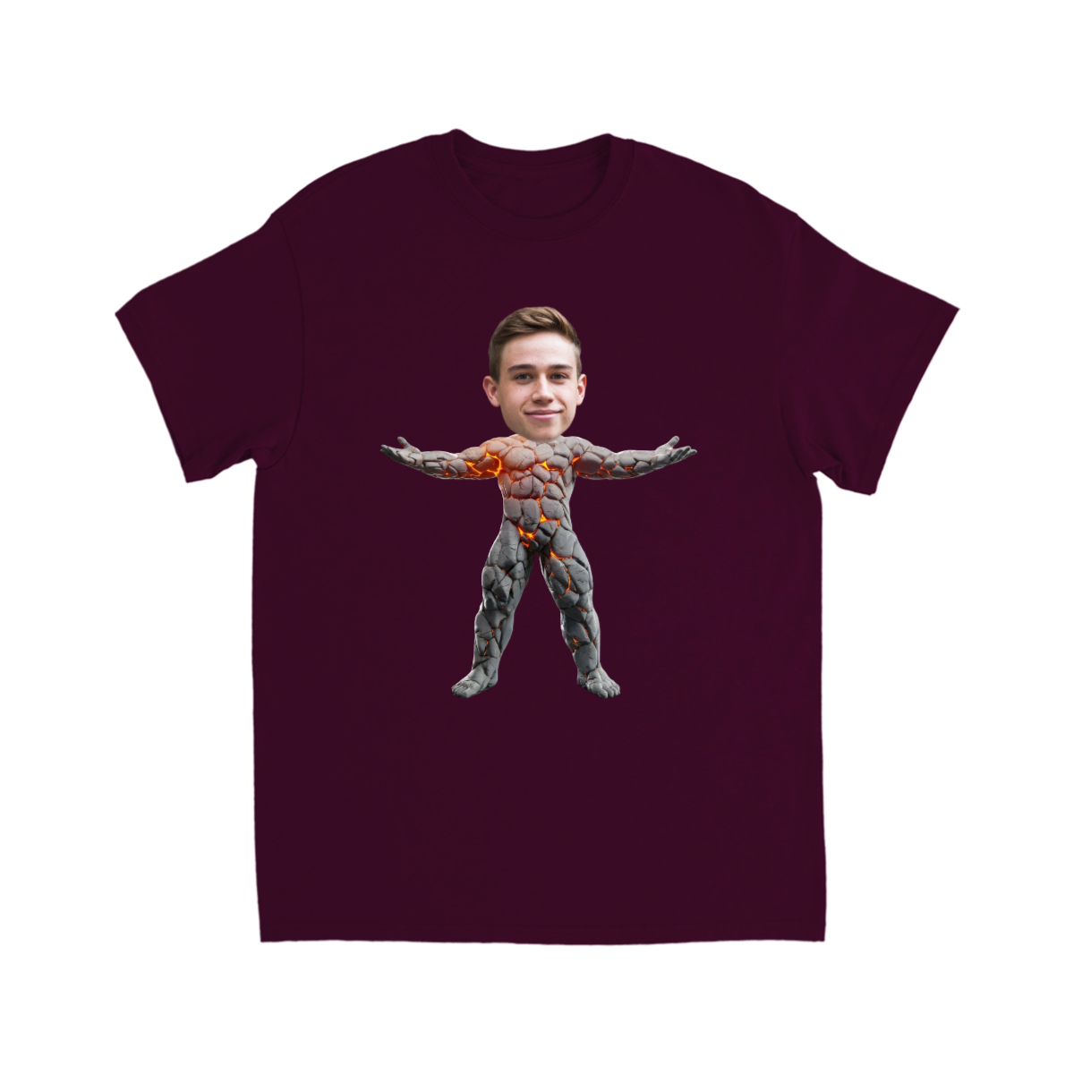 CUSTOM CHARACTER T-SHIRT (STONE MAN)