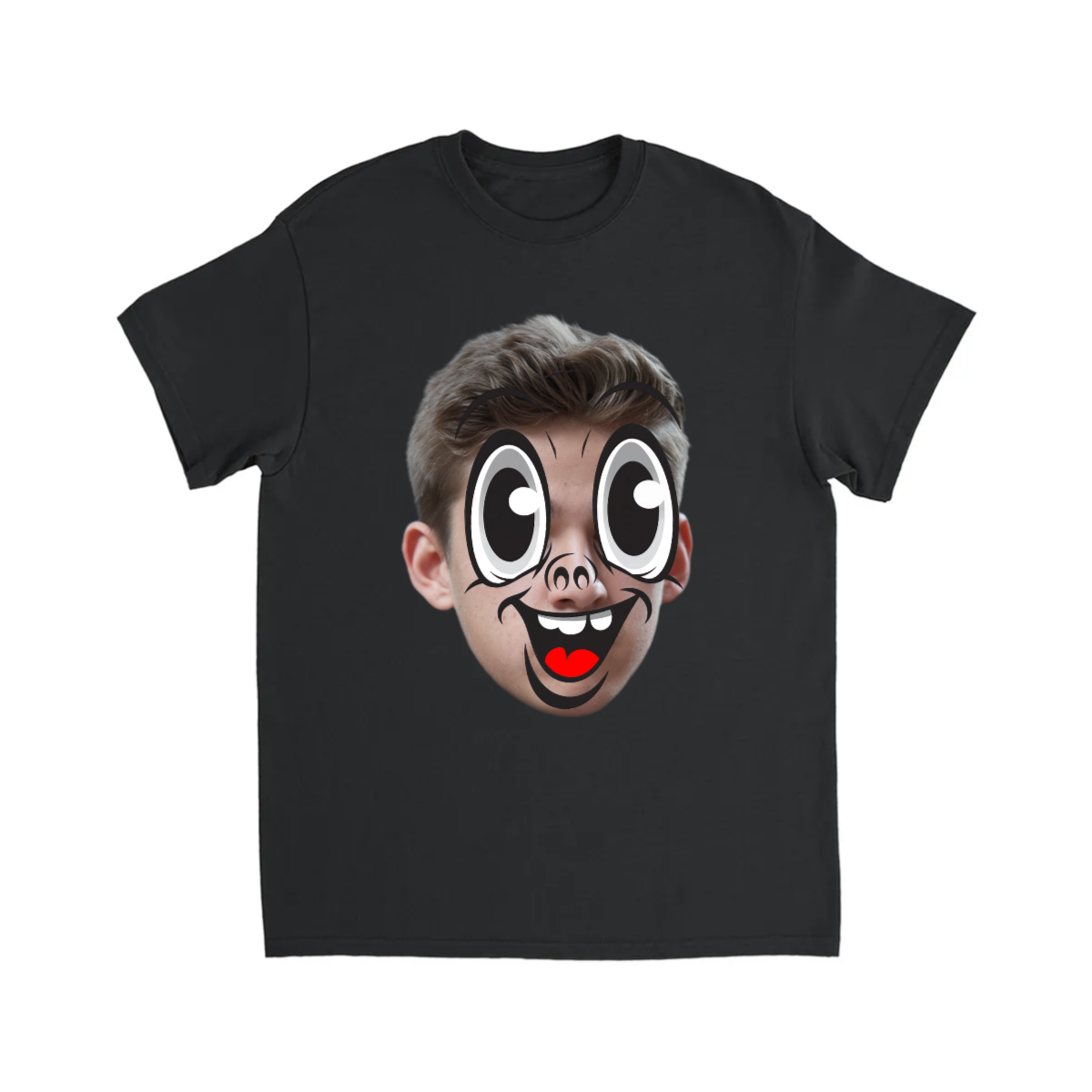 CUSTOM FACE OVERLAY T-SHIRT #10