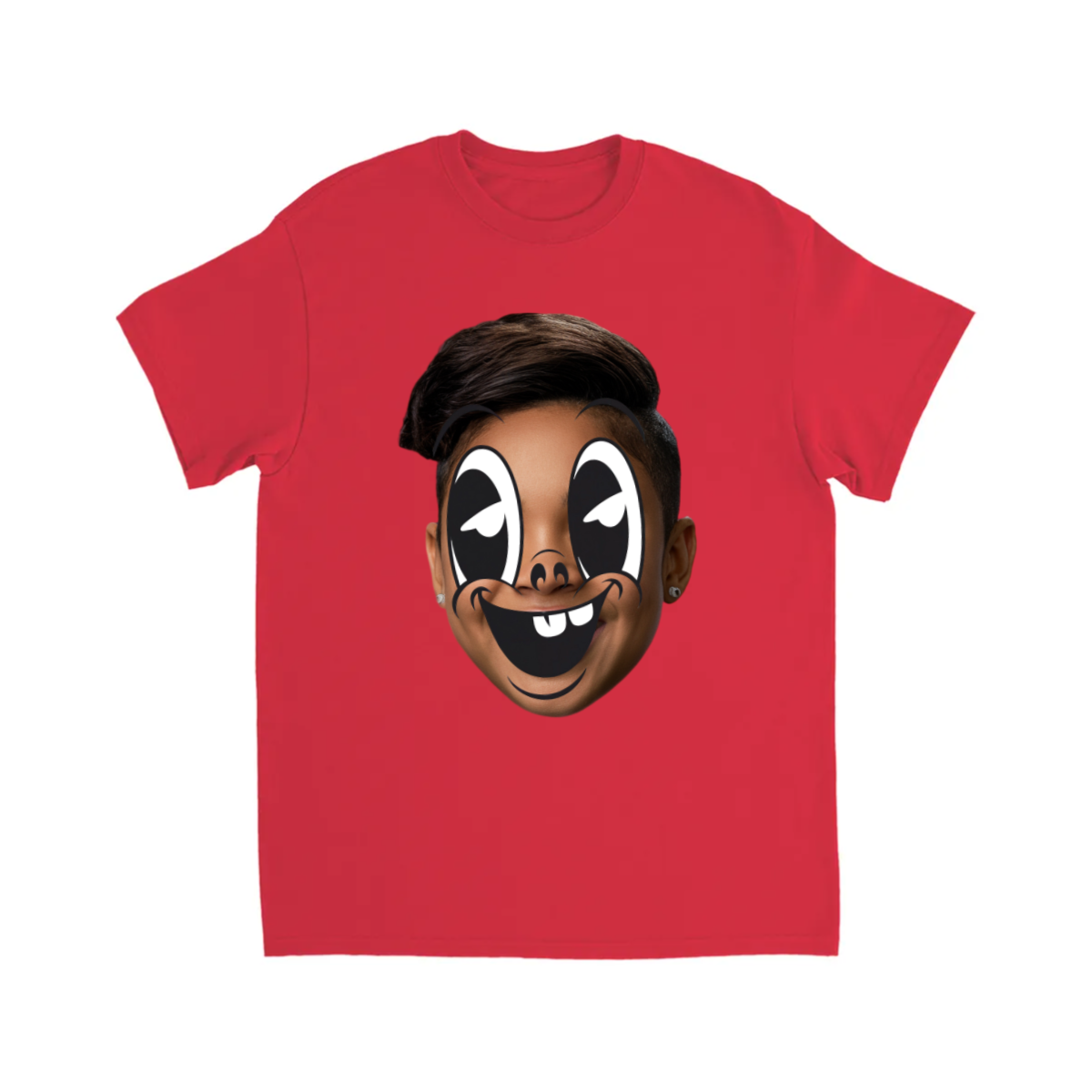 CUSTOM FACE OVERLAY T-SHIRT (FACE 8)