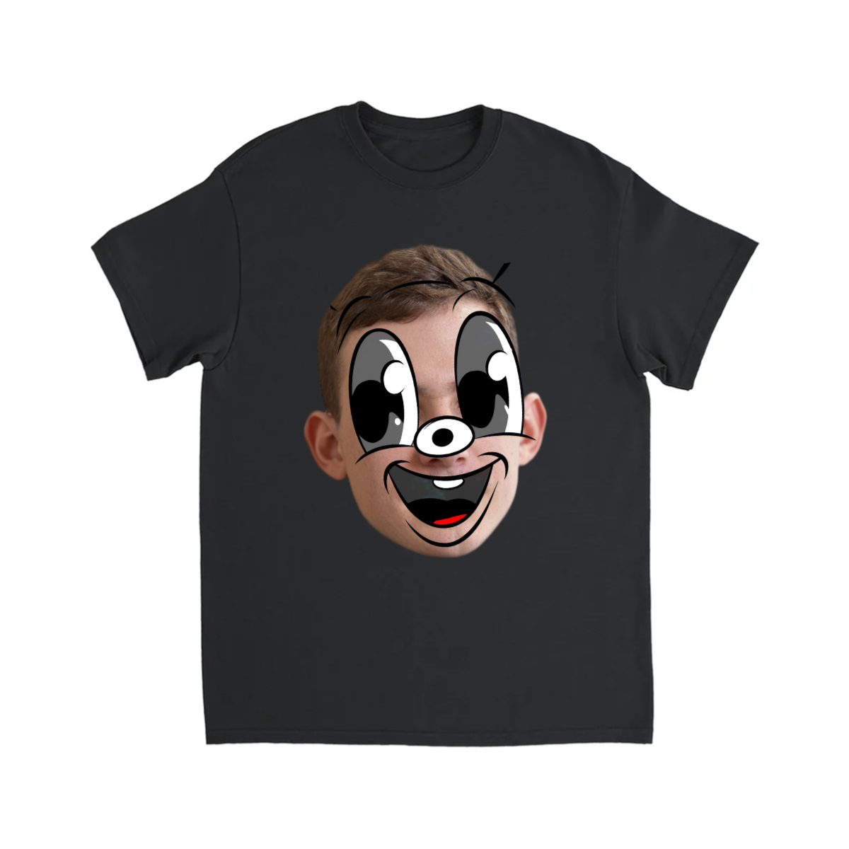 CUSTOM FACE OVERLAY T-SHIRT (FACE 5)