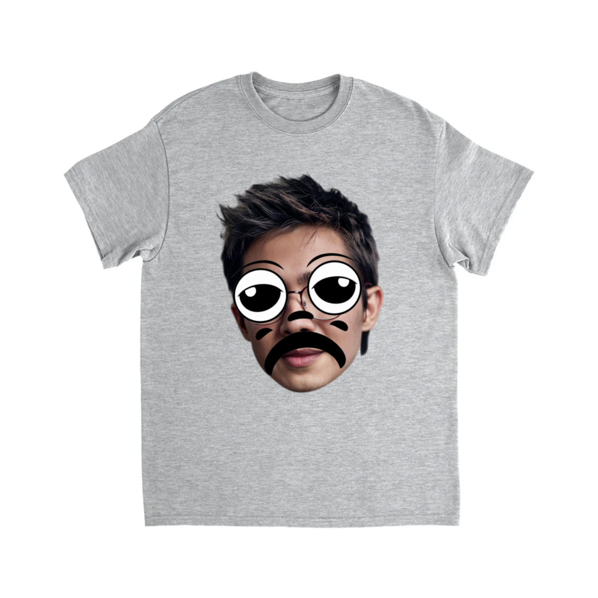CUSTOM FACE OVERLAY T-SHIRT (FACE 4)