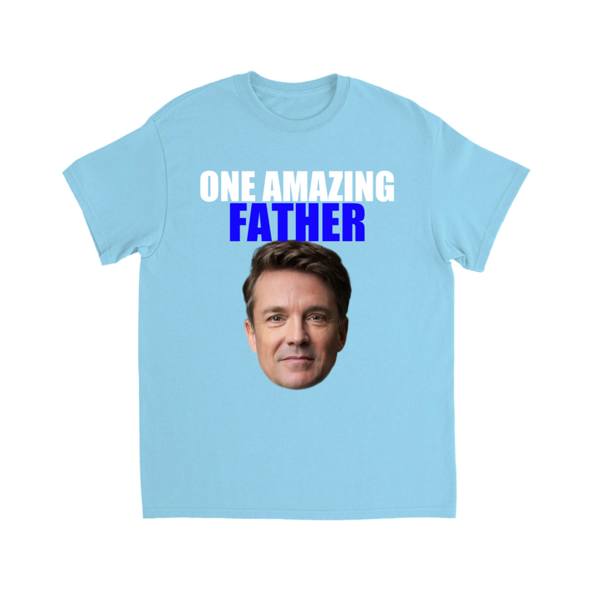 CUSTOM ONE AMAZING FATHER T-SHIRT