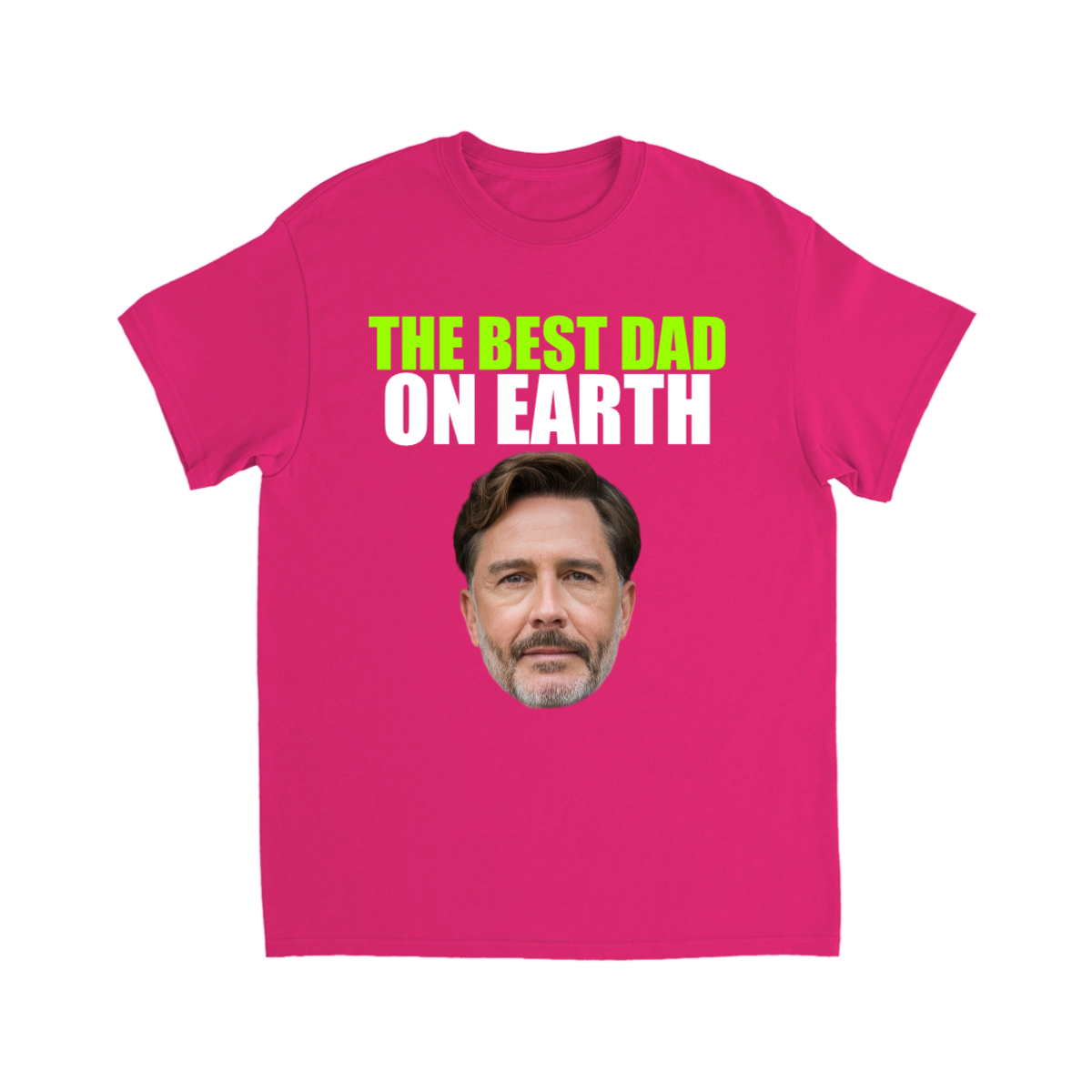 CUSTOM THE BEST DAD ON EARTH T-SHIRT