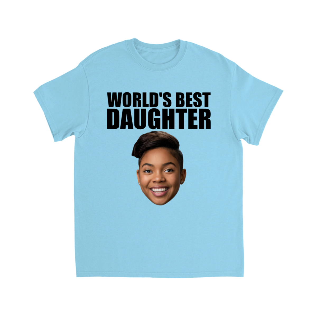 CUSTOM WORLD'S BEST DAUGHTER T-SHIRT