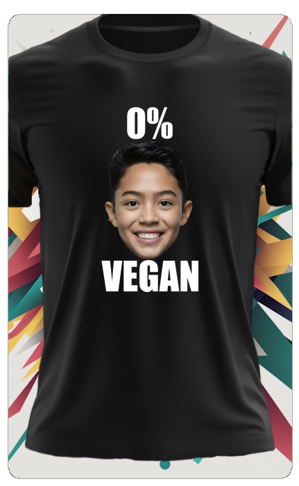 0% VEGAN T SHIRT