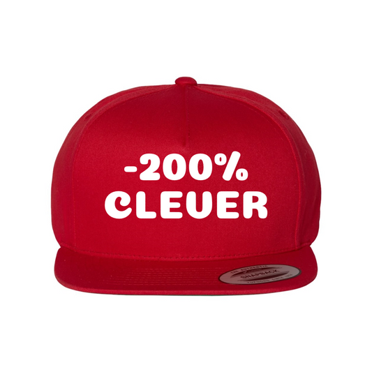 Custom -200% CLEVER Snapback Hat