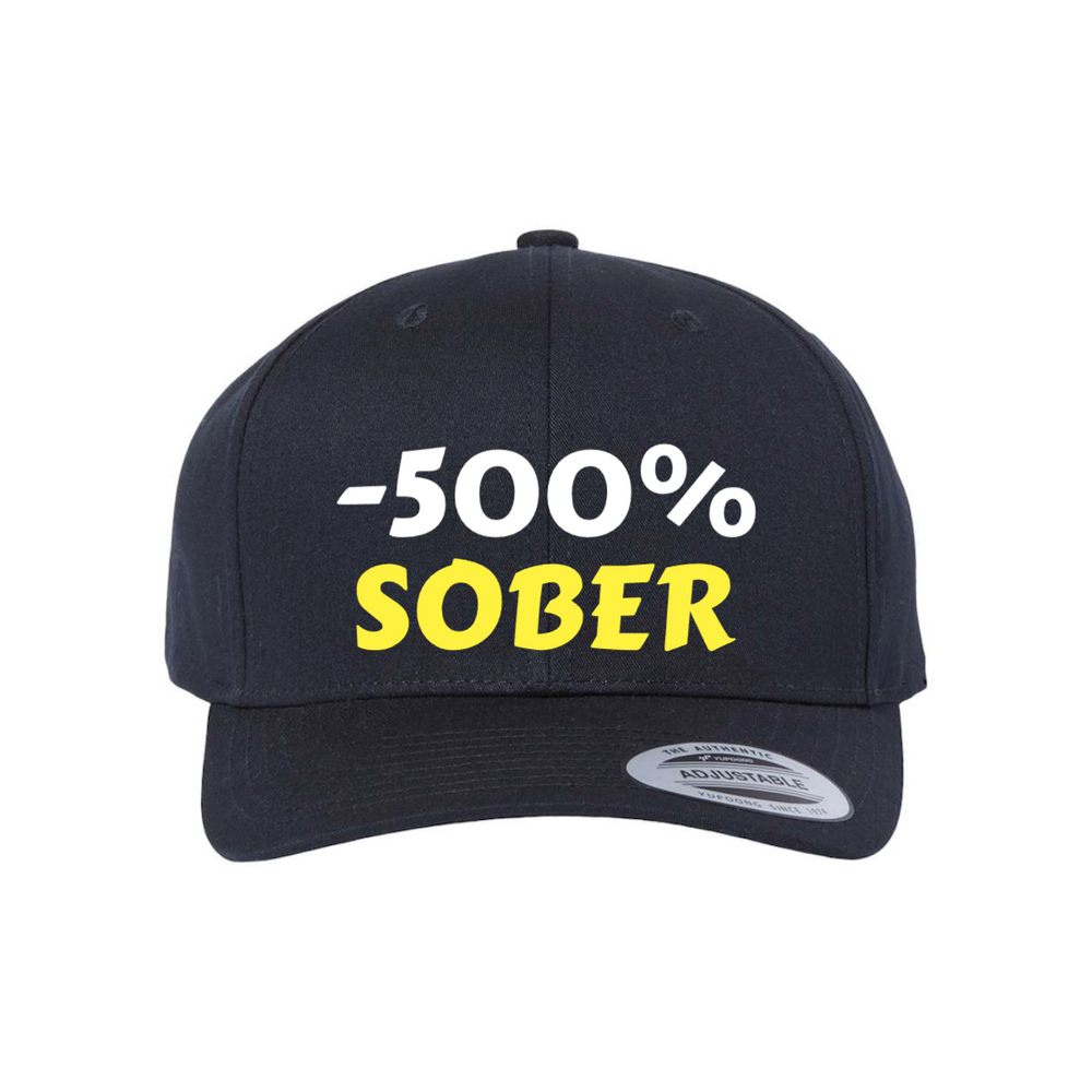 Custom -500% SOBER Snapback Hat