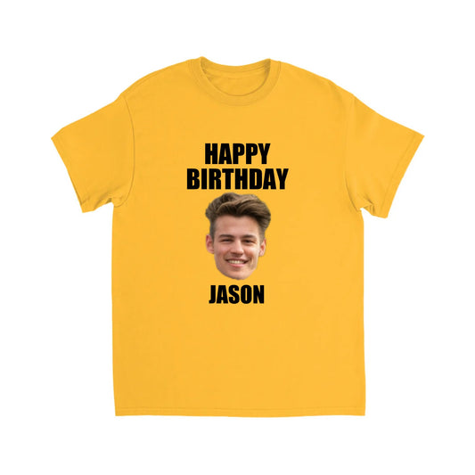 HAPPY BRITHDAY NAME TSHIRT