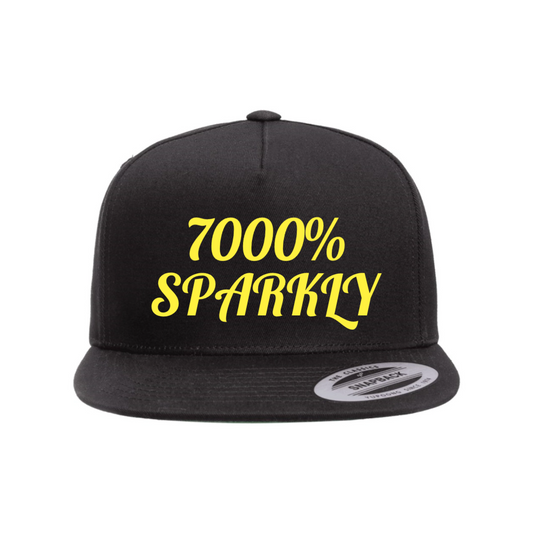 Custom 7000% SPARKLY Snapback Hat