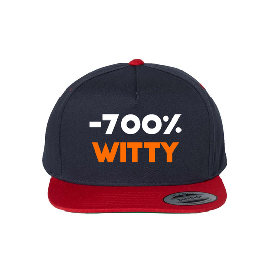 Custom -700% WITTY Snapback Hat